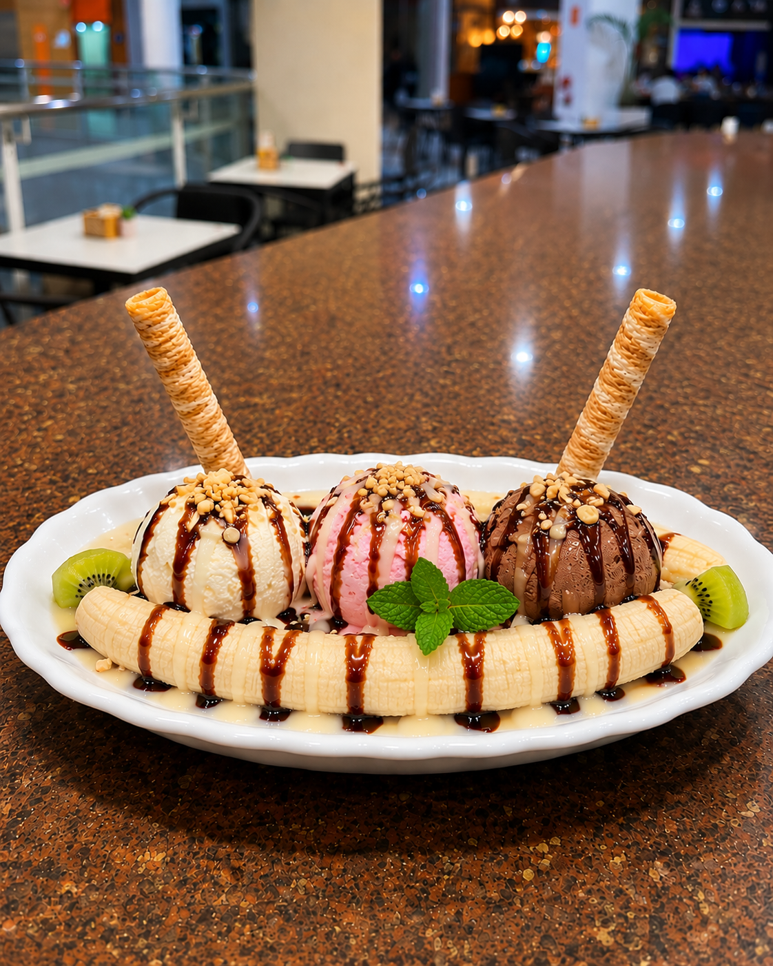 Banana Split de Café & Co.Secha